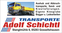 Adolf Schichtl Transporte